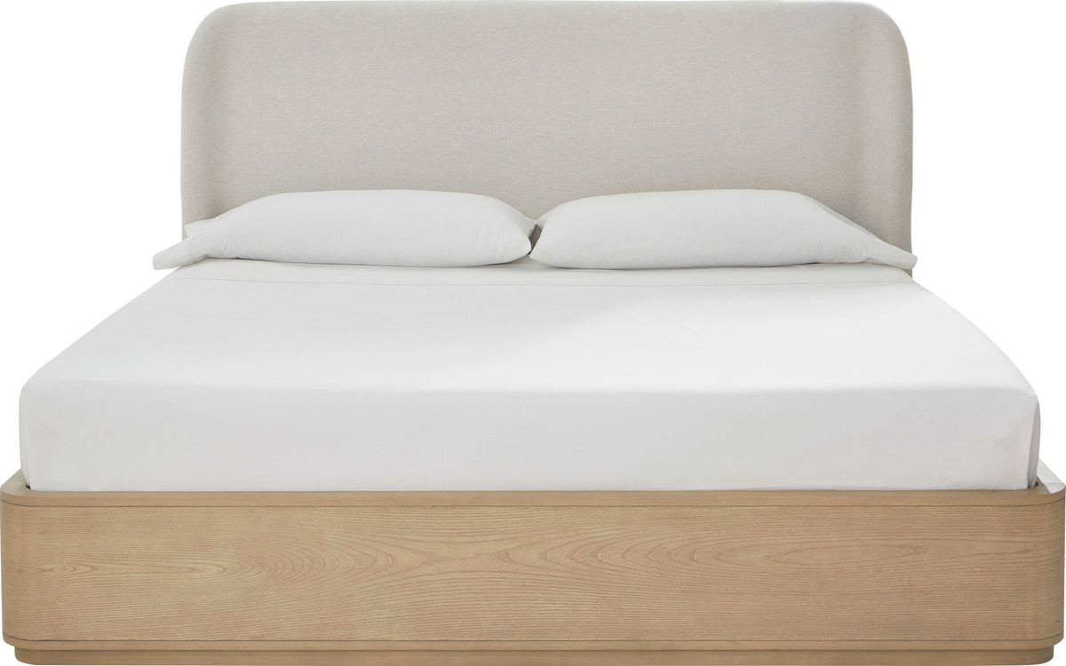 Penny - Linen Upholstered Platform Bed