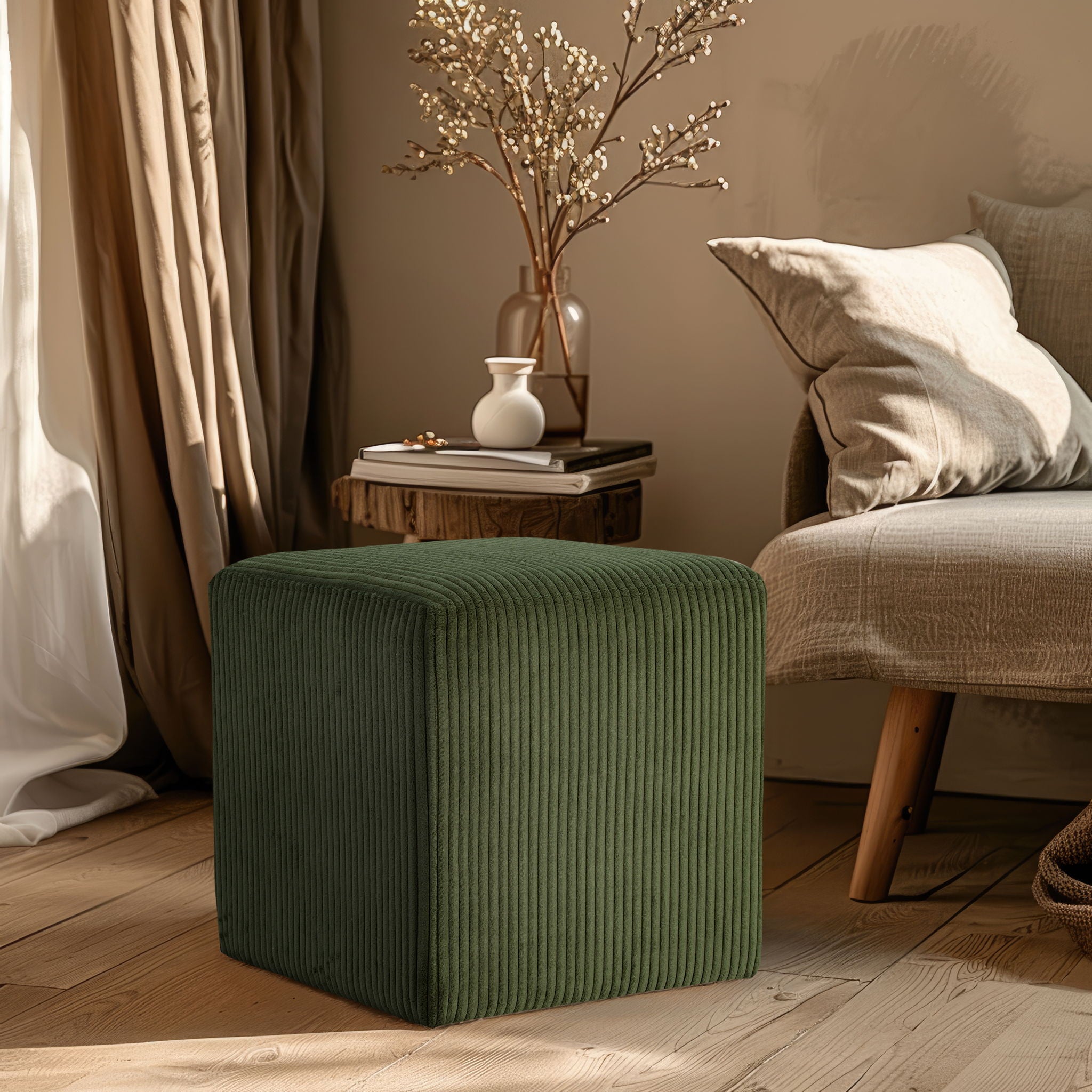 Roy - Microsuede Ottoman / Stool - Urban Living Furniture (Los Angeles, CA)