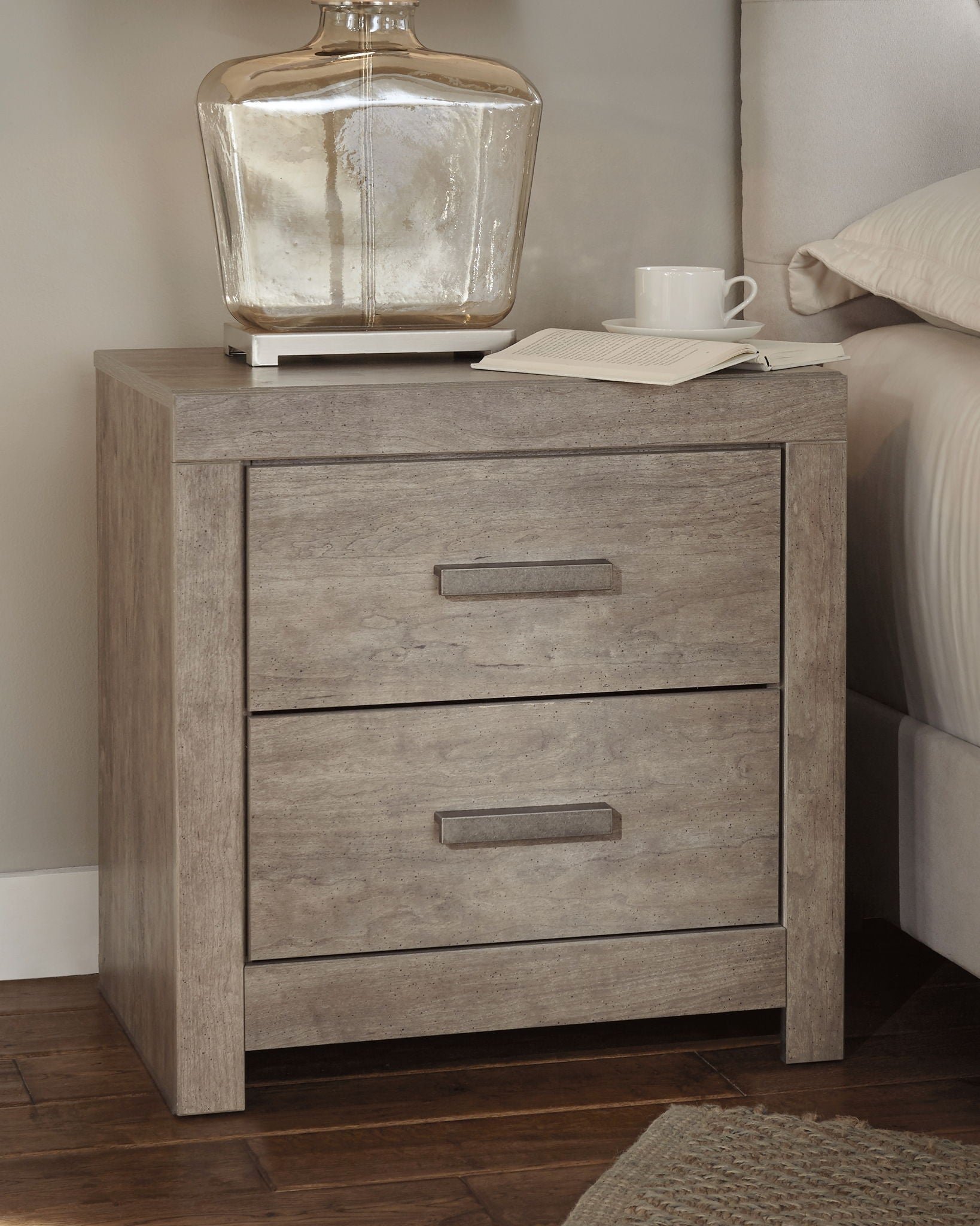 Culverbach - Gray - Two Drawer Night Stand - Urban Living Furniture (Los Angeles, CA)