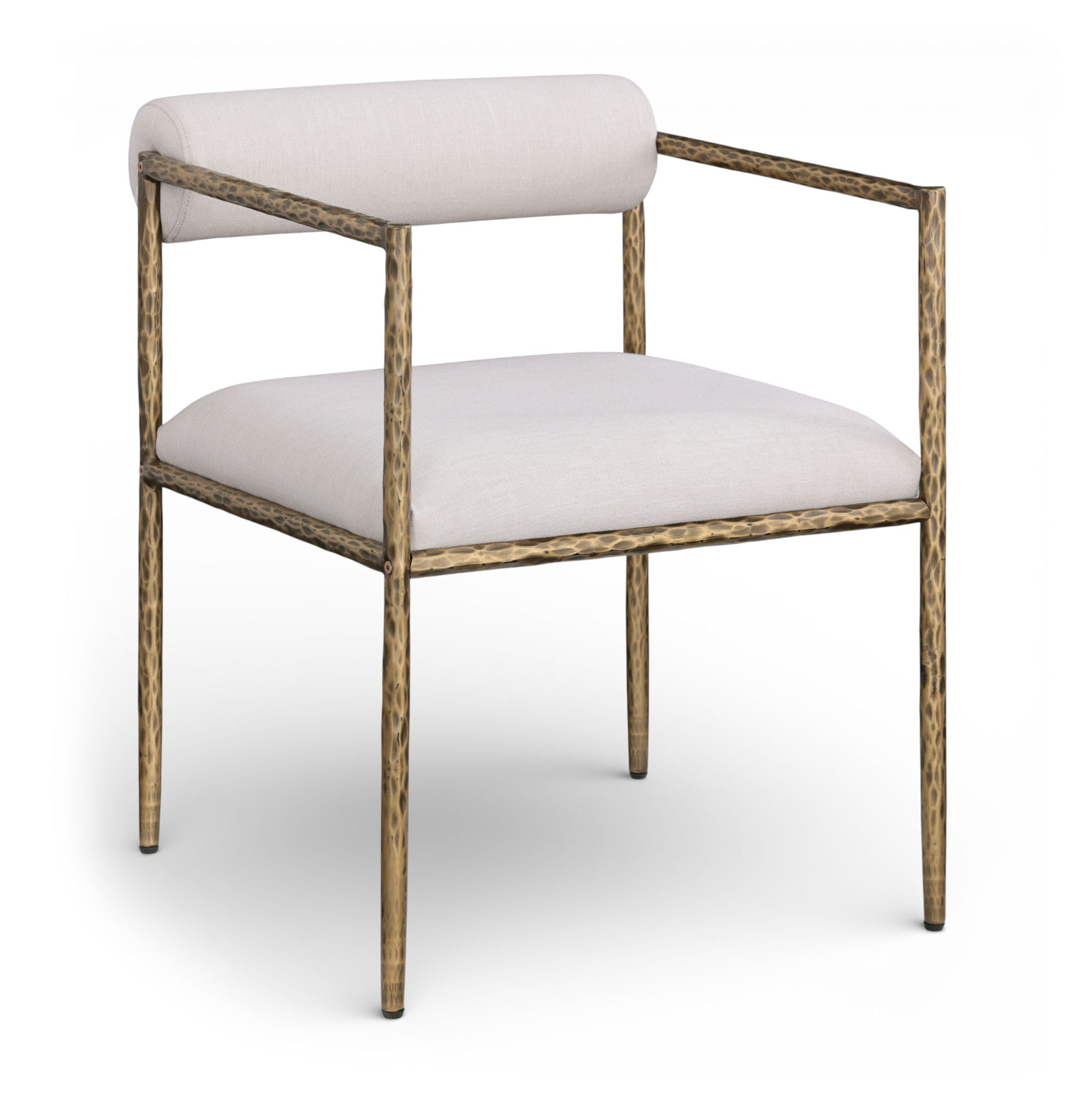 Axis - Linen Textured Beige Fabric Upholstered Dining Chair (Set of 2) - Urban Living Furniture (Los Angeles, CA)