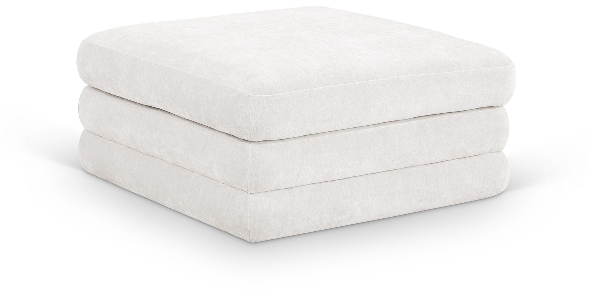 Stellar - Chenille Fabric Upholstered Modular Modular Ottoman - Urban Living Furniture (Los Angeles, CA)