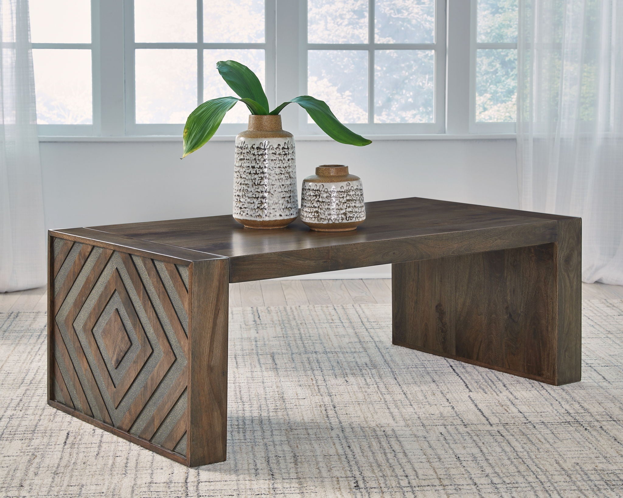 Dreggan - Brown - Rectangular Cocktail Table - Urban Living Furniture (Los Angeles, CA)