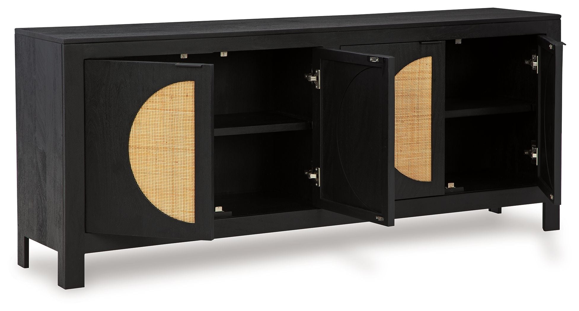Cliffiings - Black / Natural - Accent Cabinet - Urban Living Furniture (Los Angeles, CA)