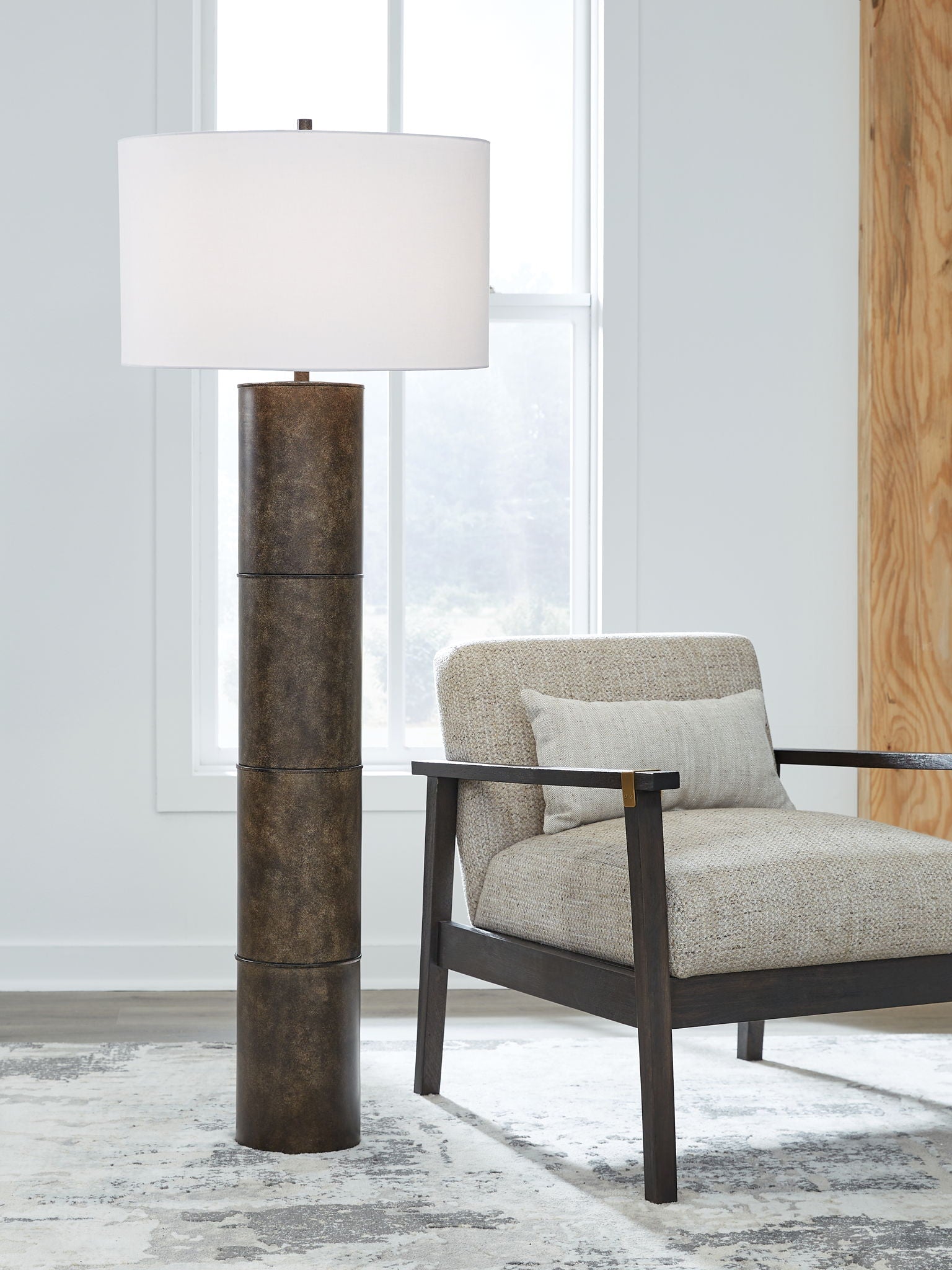 Jebson - Dark Bronze Finish - Metal Floor Lamp - Urban Living Furniture (Los Angeles, CA)