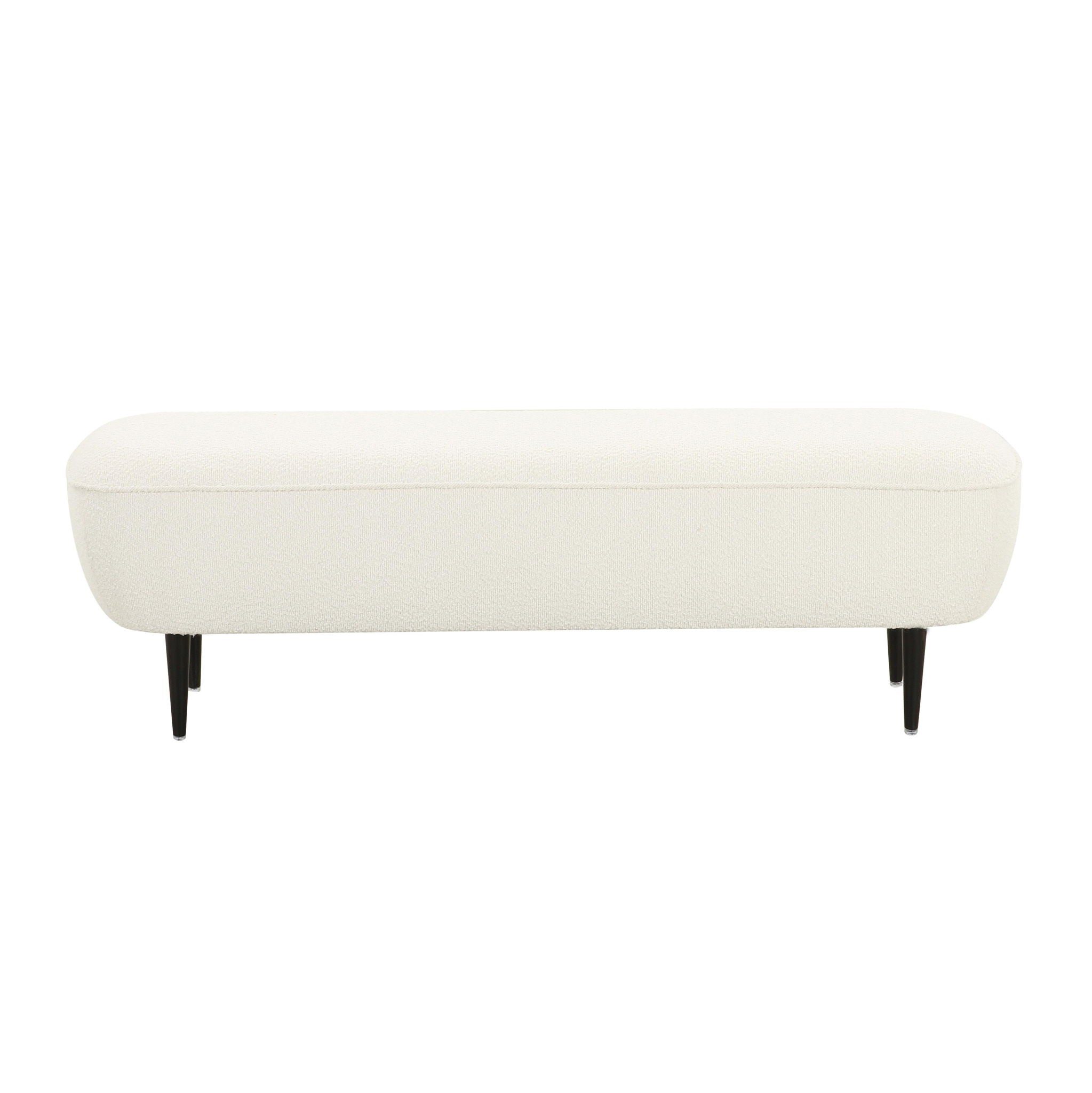 Denise - Boucle Bench - Cream - Urban Living Furniture (Los Angeles, CA)