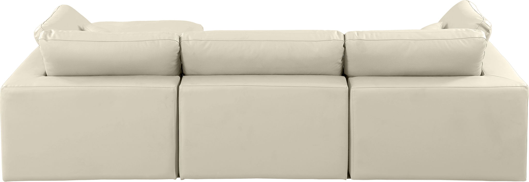 Comfy - 4 Piece Faux Leather Modular Sectional With Chaise - Urban Living Furniture (Los Angeles, CA)