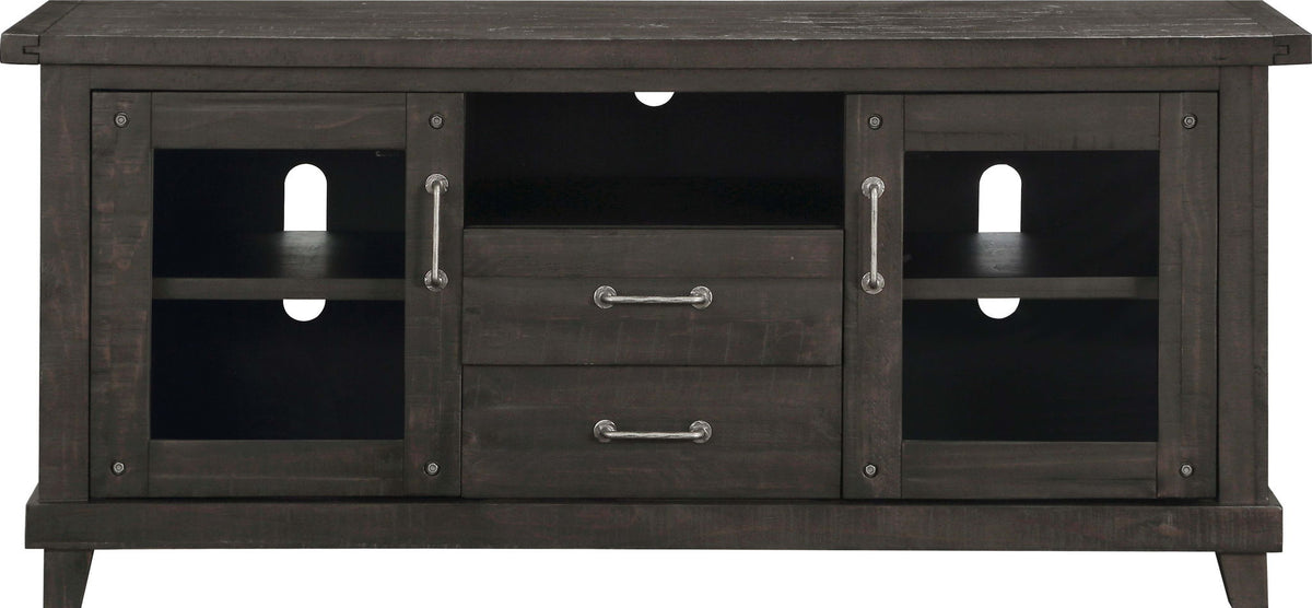 Yosemite - Solid Wood Two Drawer Media Console - Cafe