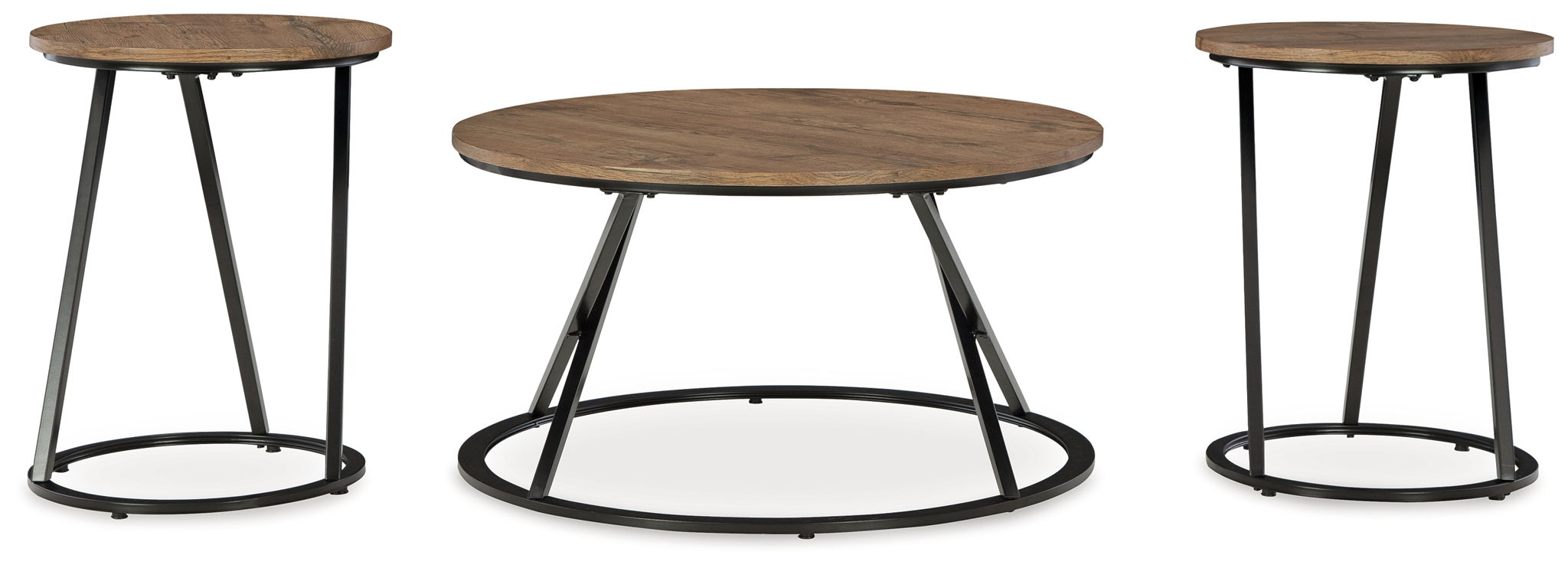 Cassbryn - Brown / Black - Occasional Table Set (Set of 3) - Urban Living Furniture (Los Angeles, CA)