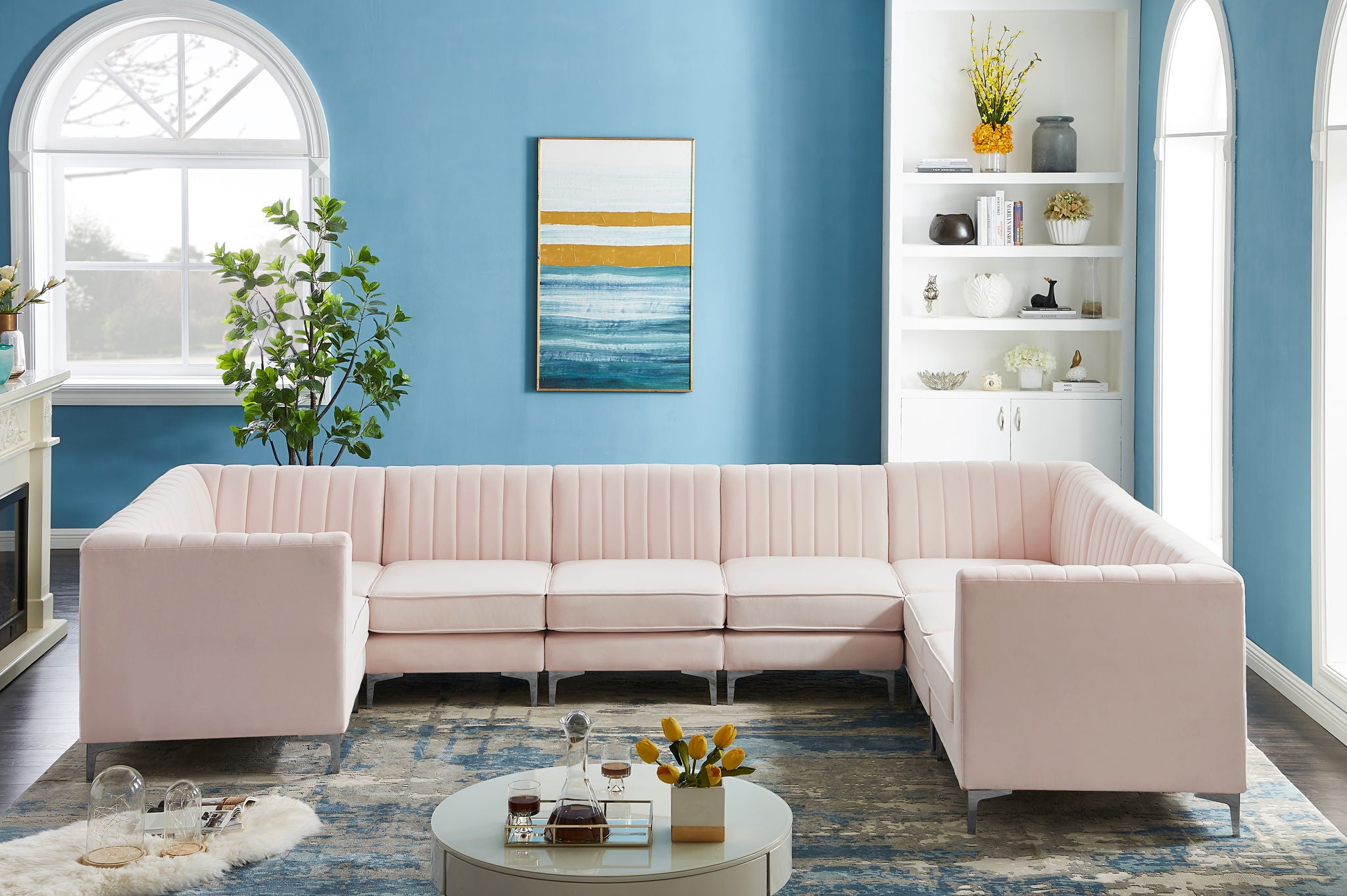 Alina - 8 Piece Modular U-Shaped Sectional - Urban Living Furniture (Los Angeles, CA)