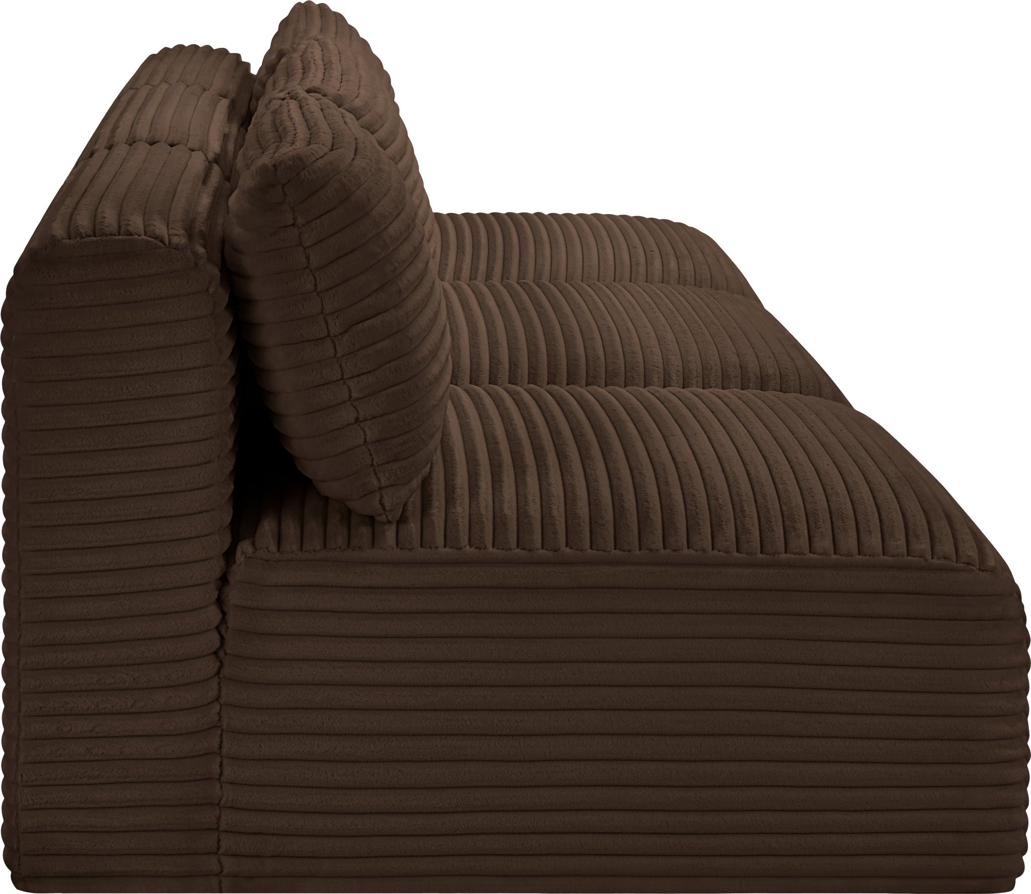 Shaggy - 3 Seat Modular Armless Sofa