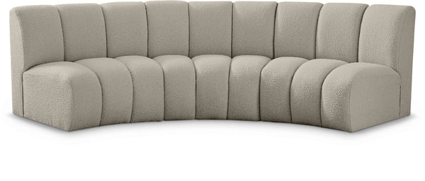 Infinity - 3 Piece Modular Sectional - Light Brown
