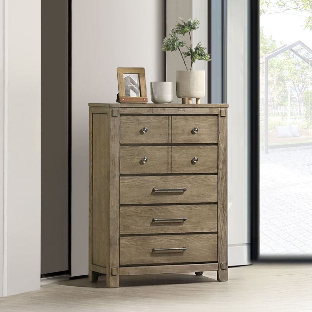 Colton - Chest - Antique White Oak - Urban Living Furniture (Los Angeles, CA)
