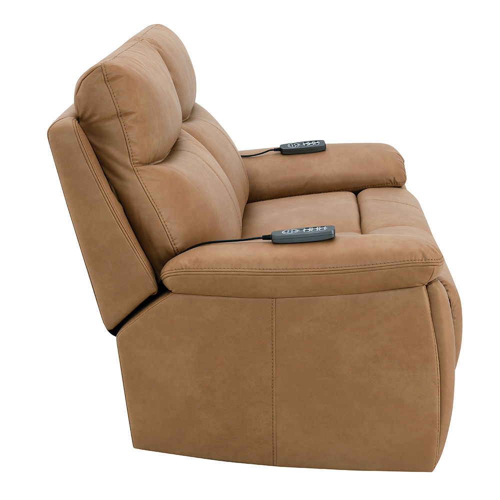 Chavis - Power Motion Loveseat With USB & Power Headrest - Brown - Urban Living Furniture (Los Angeles, CA)