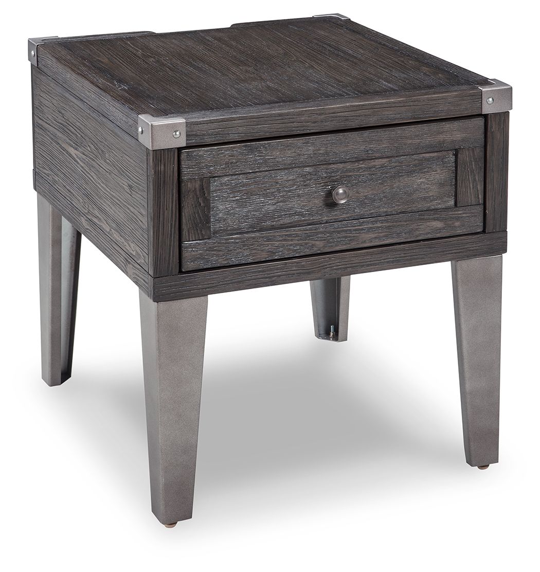 Todoe - Rectangular End Table - Dark Gray - Urban Living Furniture (Los Angeles, CA)