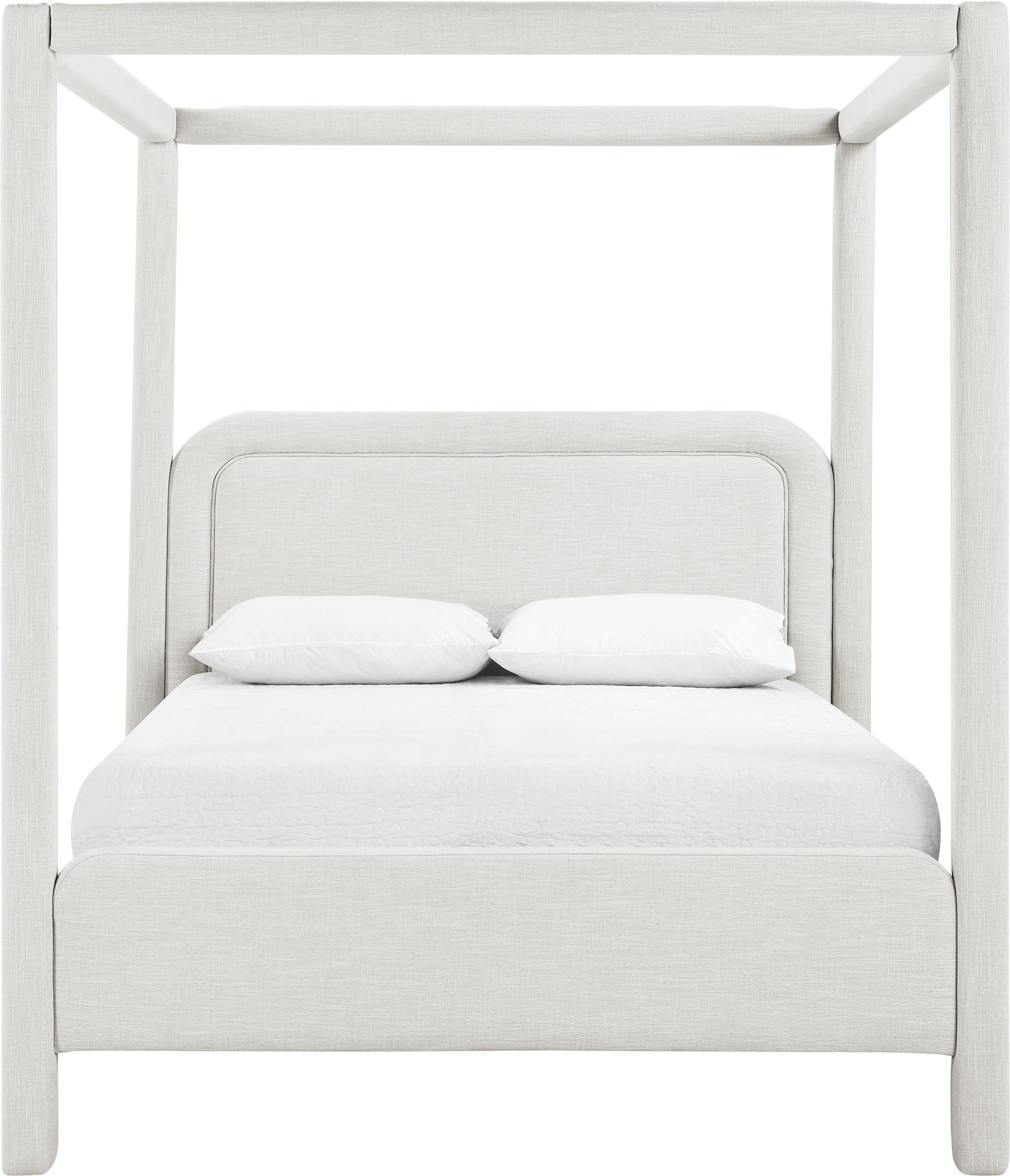 Salina - Linen Textured Fabric Upholstered Bed - Urban Living Furniture (Los Angeles, CA)