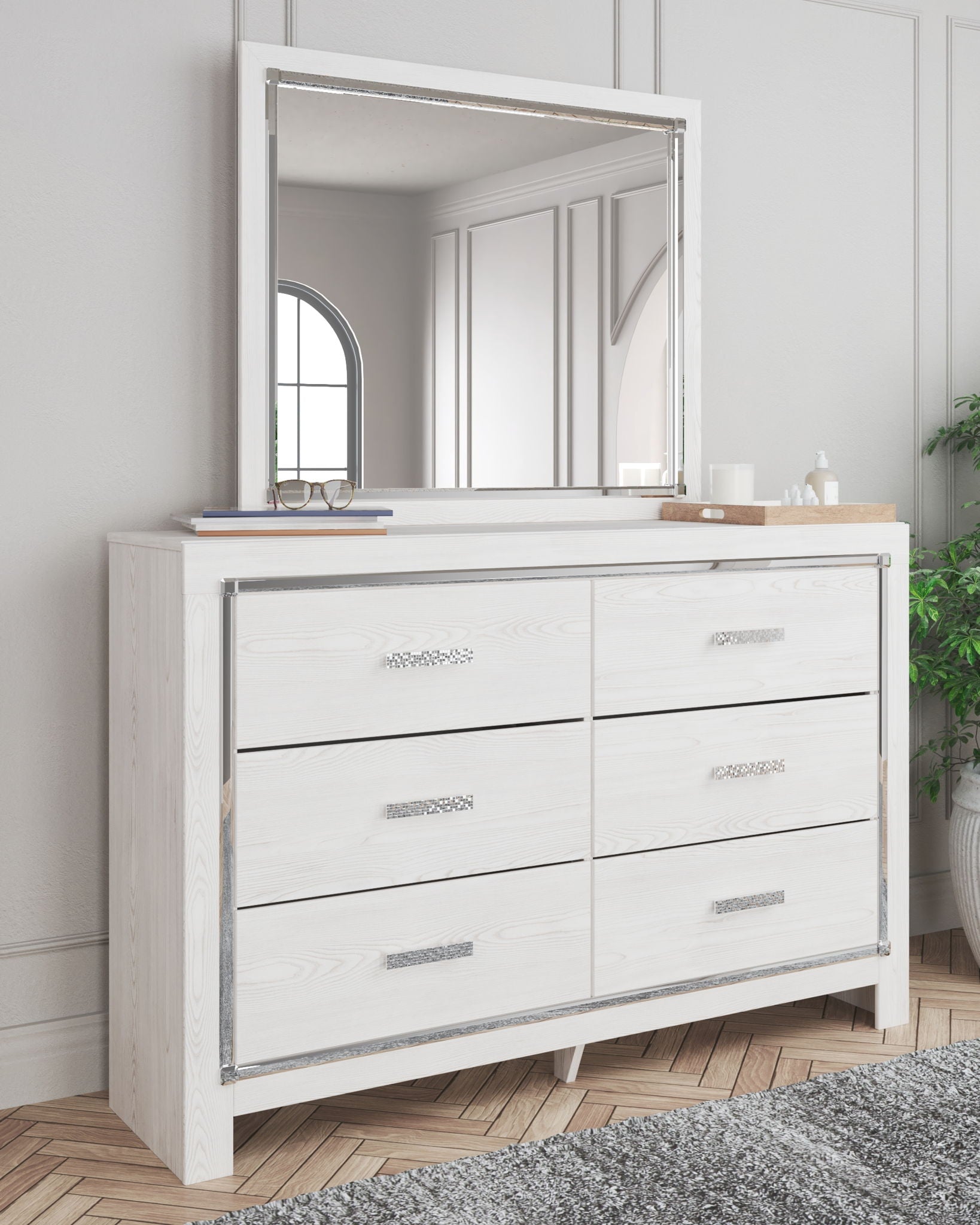 Altyra - Dresser, Mirror, Panel Bookcase Bed - Urban Living Furniture (Los Angeles, CA)