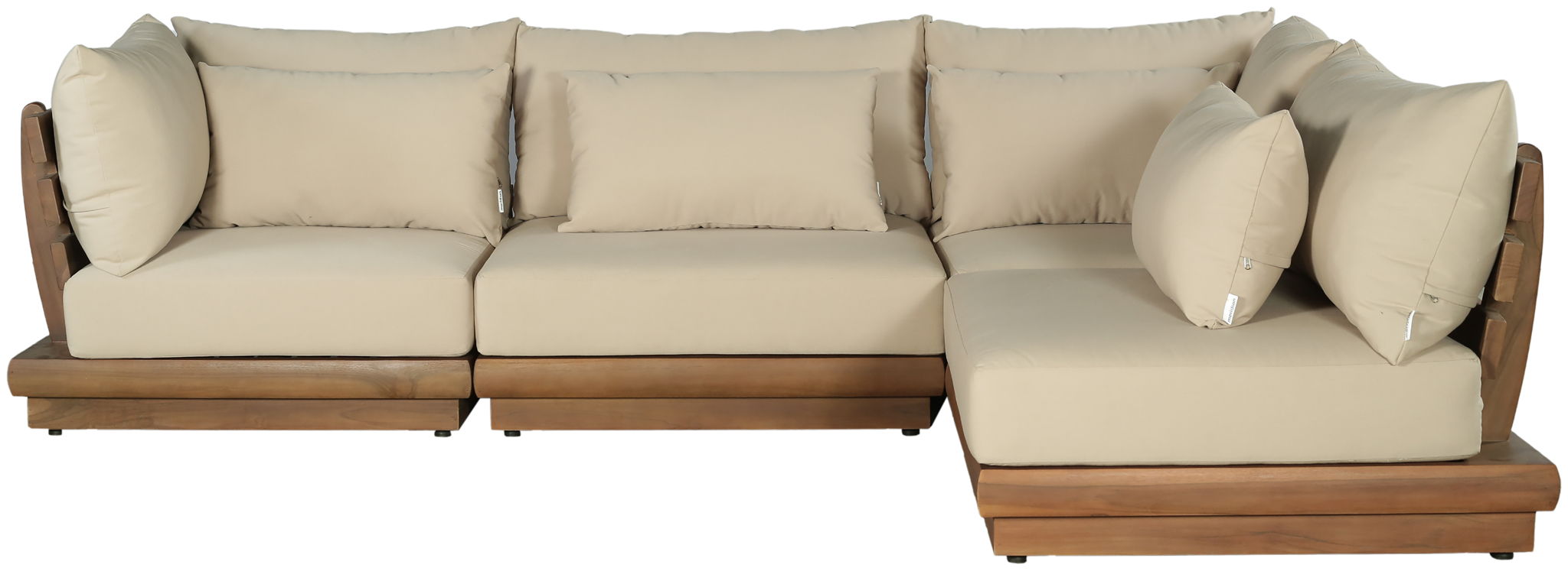 Mirella - 4 Piece Water Resistant Fabric Outdoor Patio Modular Sectional - Urban Living Furniture (Los Angeles, CA)