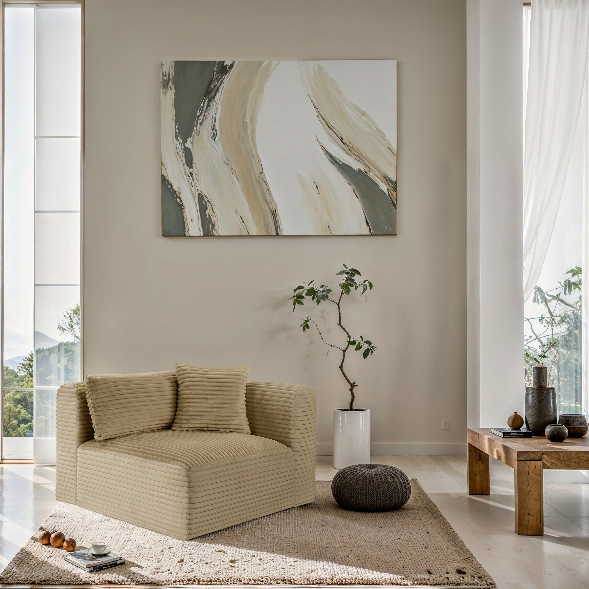 Shaggy - Corner Chair - Urban Living Furniture (Los Angeles, CA)