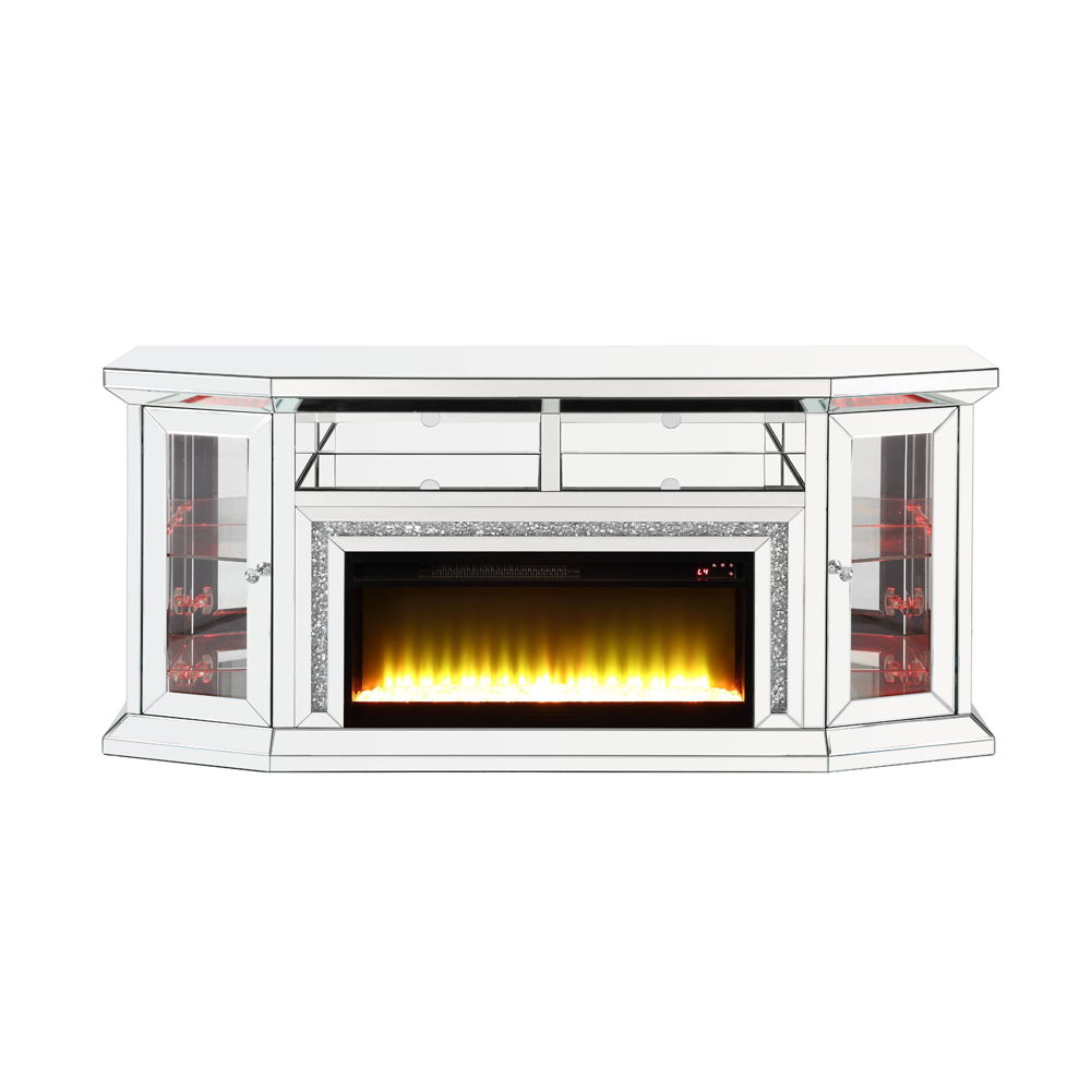 Noralie - TV Stand - Mirrored - 32" - Urban Living Furniture (Los Angeles, CA)