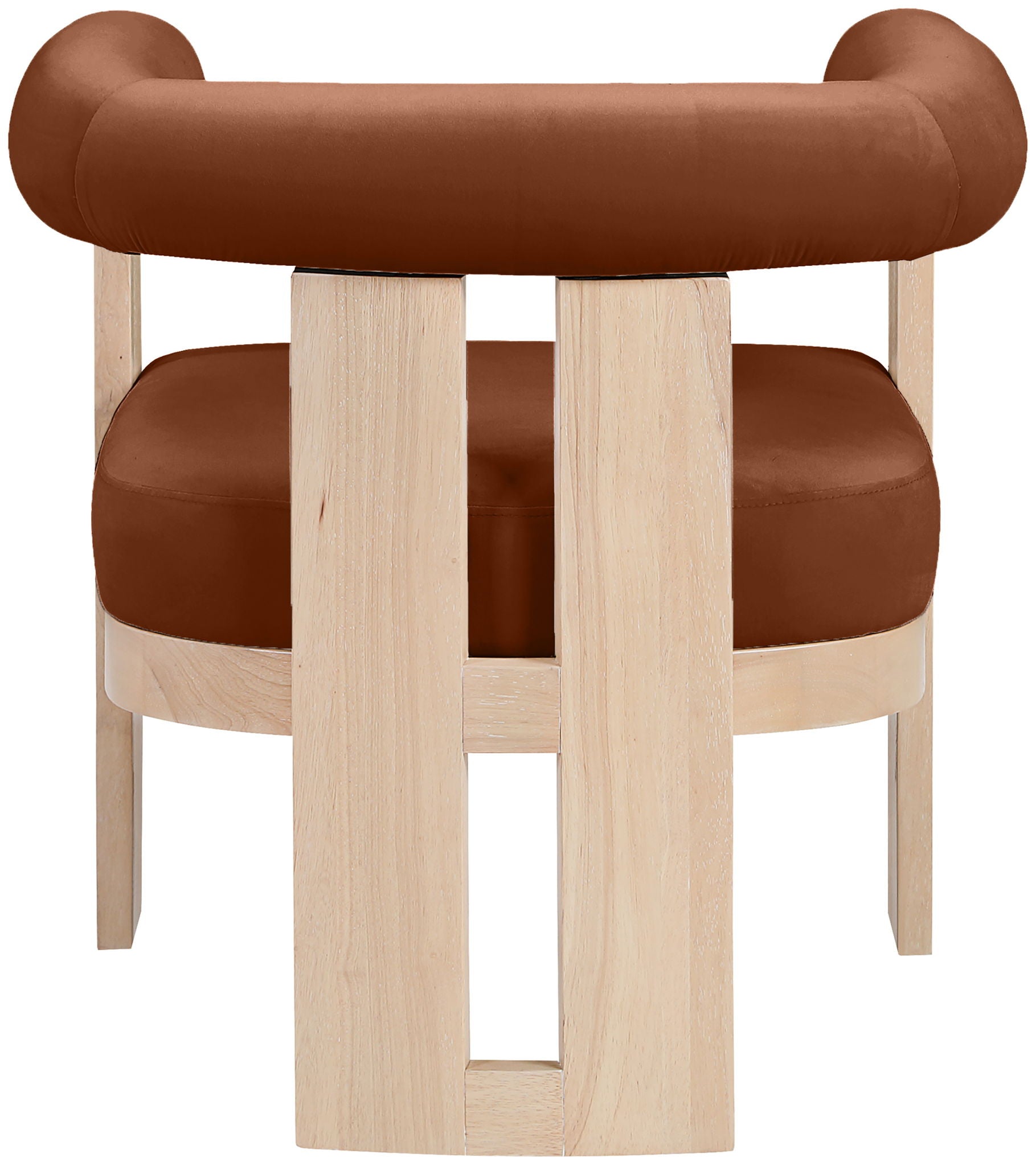 Arienzo - Performance Fabric Upholstered Accent Chair - Natural Base