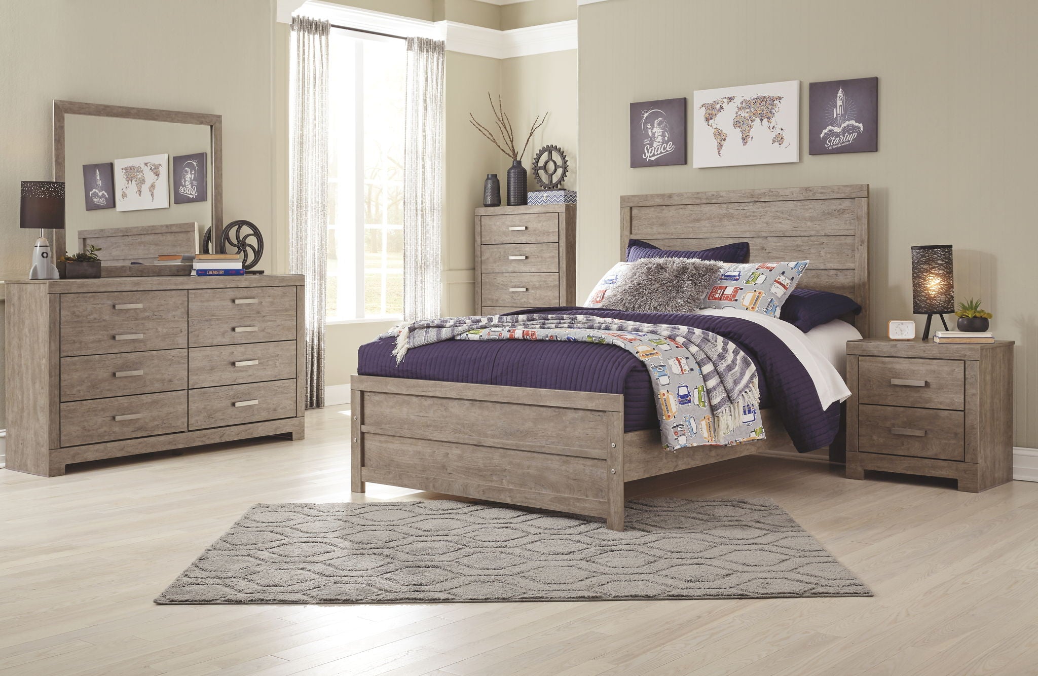 Culverbach - Panel Bed - Urban Living Furniture (Los Angeles, CA)