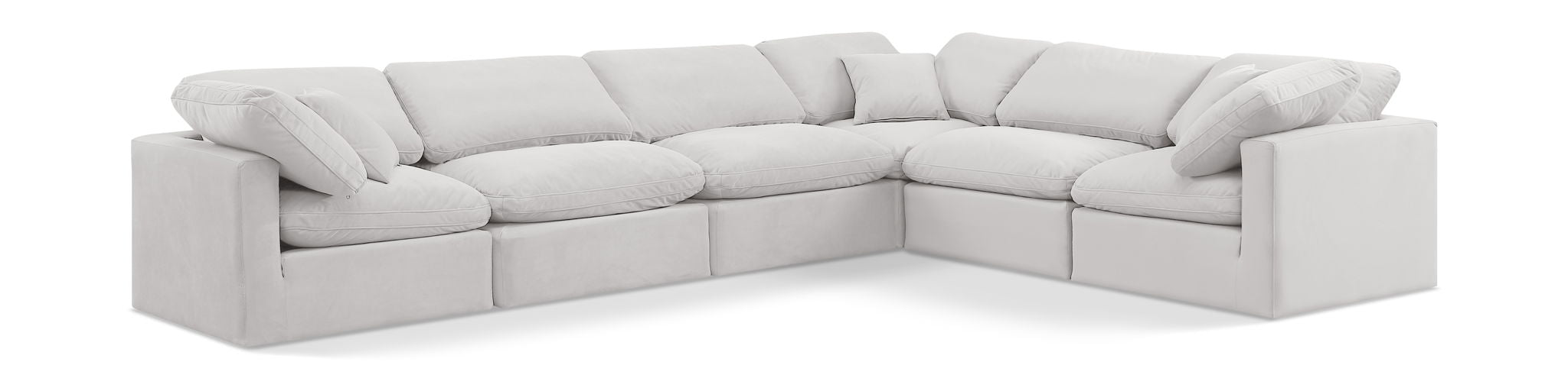 Indulge - Velvet 6 Piece Modular Corner Sectional - Urban Living Furniture (Los Angeles, CA)