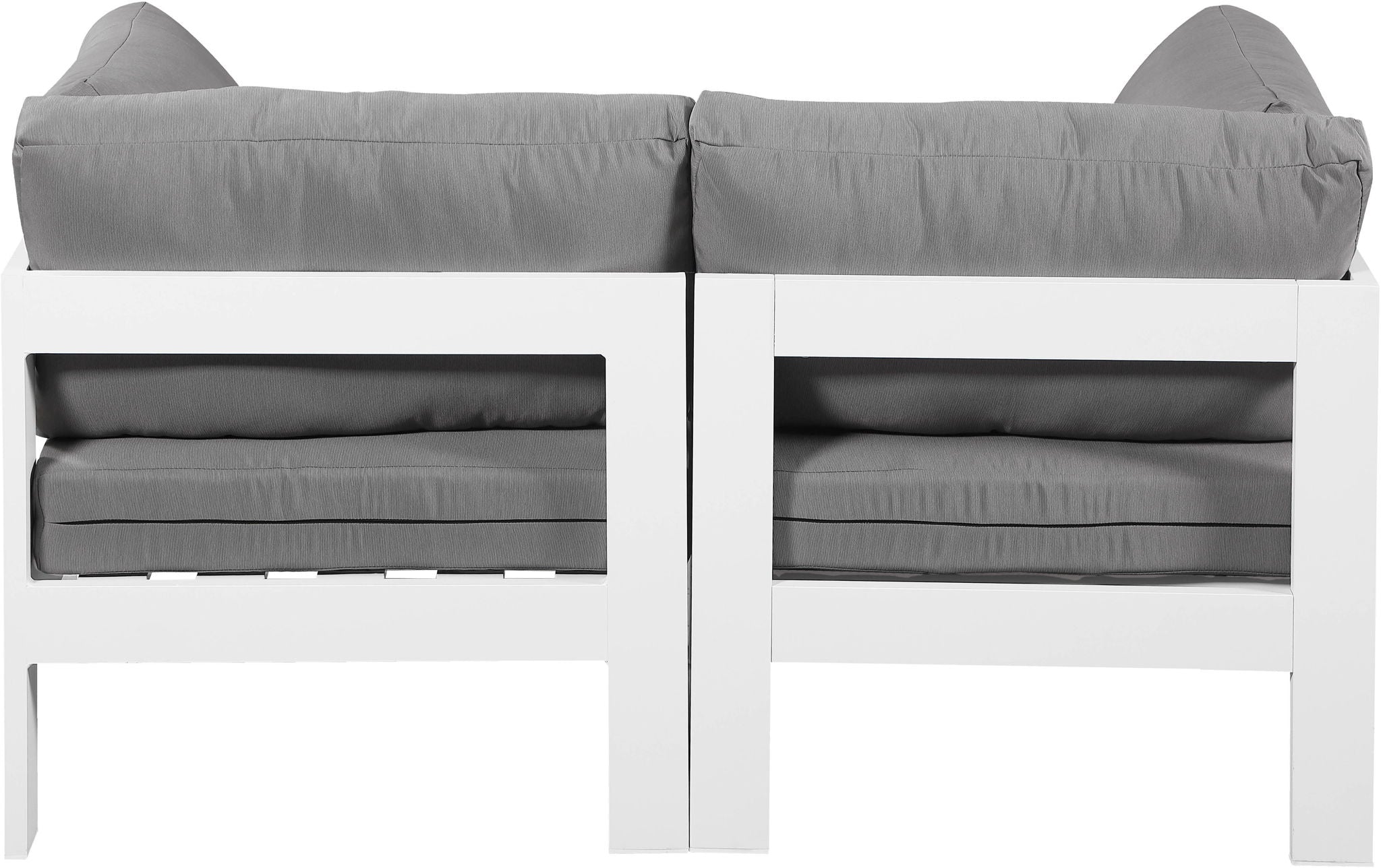 Nizuc - Outdoor Patio 2 Seat Modular Sofa With White Frame - Urban Living Furniture (Los Angeles, CA)