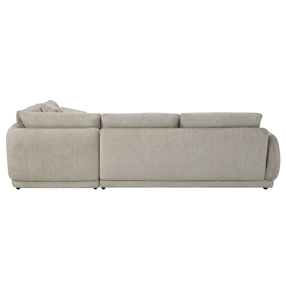 Jonina - Sectional Sofa With 4 Pillows - Beige Chenille - Urban Living Furniture (Los Angeles, CA)