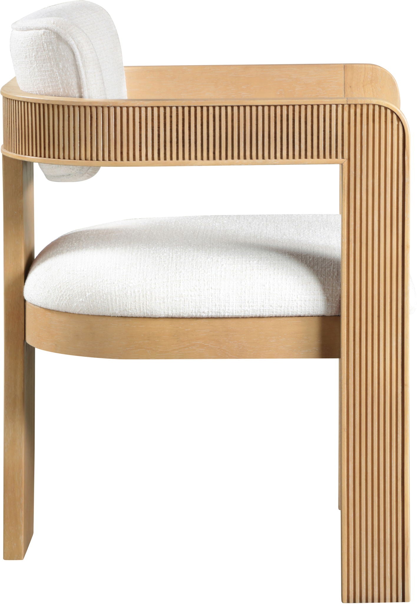 Sacha - Linen Dining Chair With Natural Base (Set of 2) - Urban Living Furniture (Los Angeles, CA)