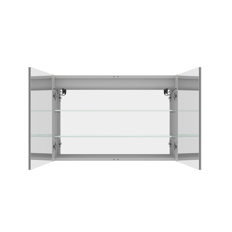Medicine Cabinet With LED Vanity Mirror, Anti-Fog, Waterproof, Dimmable With Touch Switch