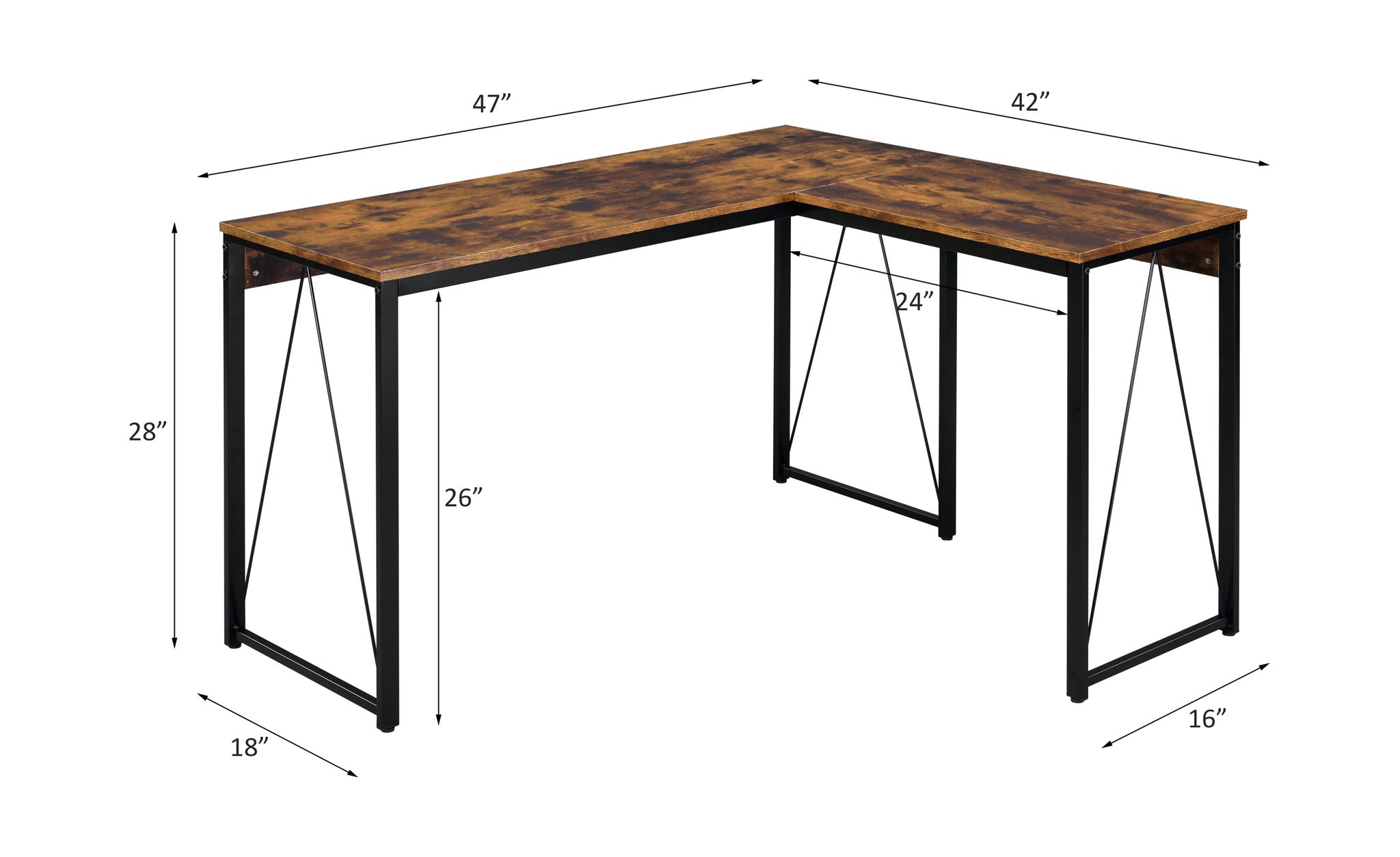 Zetri - Writing Desk - Urban Living Furniture (Los Angeles, CA)