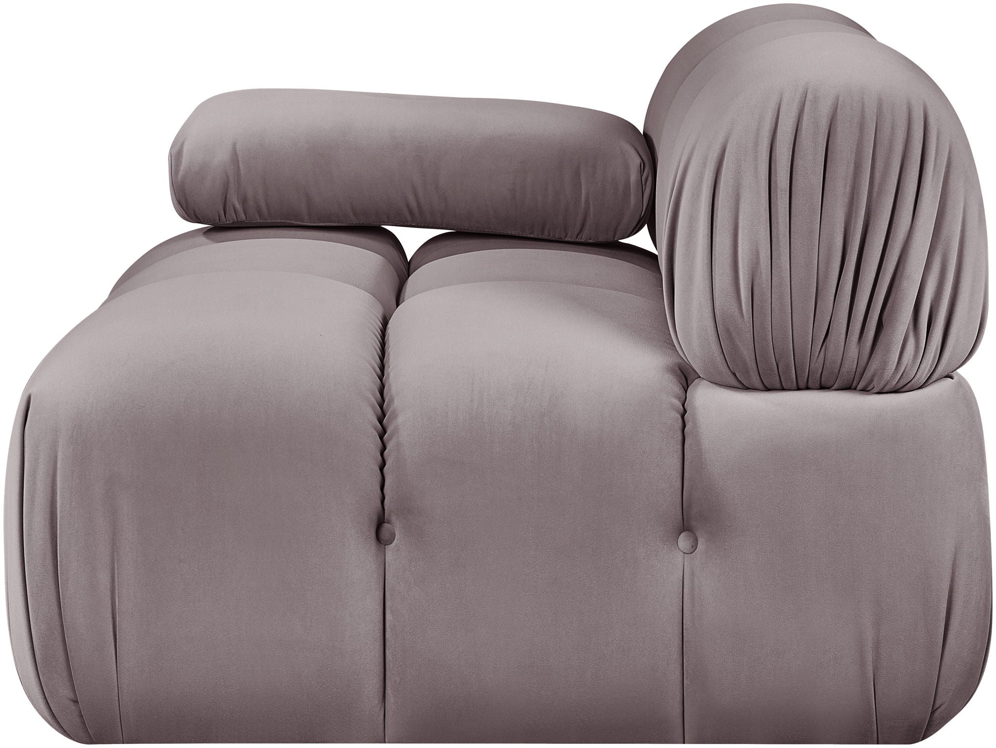 Orin - Velvet Performance Fabric Upholstered Modular Chair - Urban Living Furniture (Los Angeles, CA)
