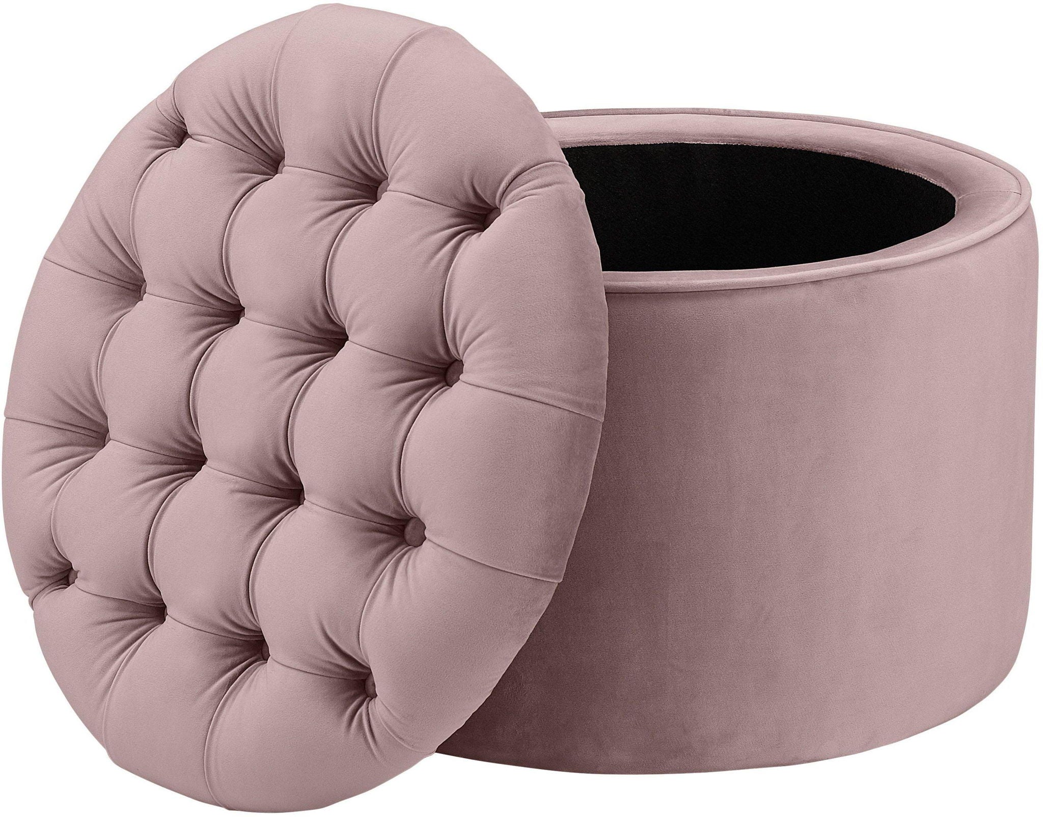 Queen - Velvet Storage Ottoman - Urban Living Furniture (Los Angeles, CA)