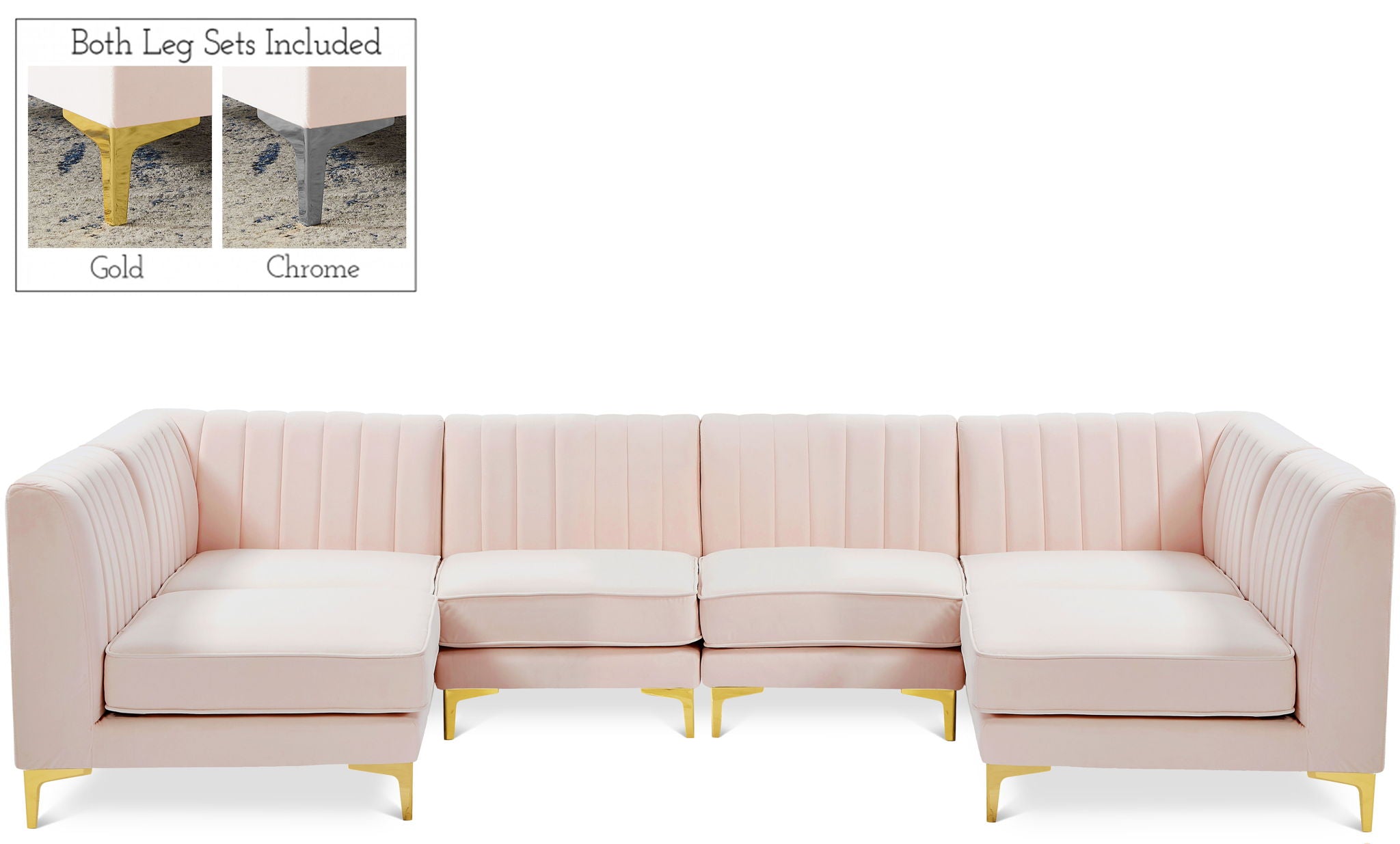 Alina - 6 Piece Modular U-Shaped Sectional - Urban Living Furniture (Los Angeles, CA)