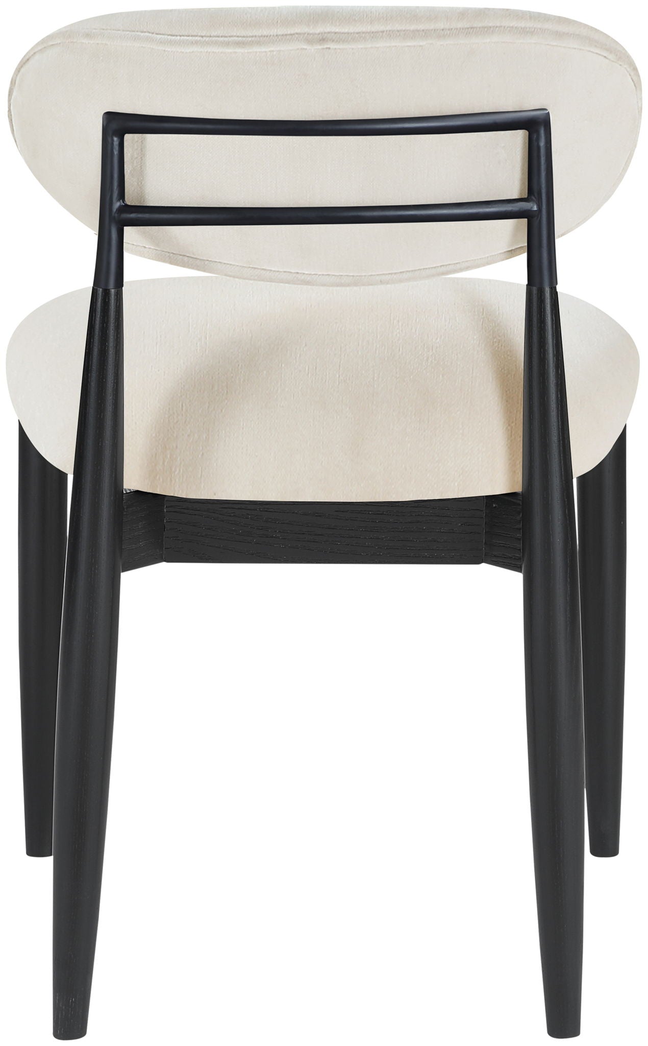 Riccio - Fabric Dining Side Chair (Set of 2) - Black Frame - Urban Living Furniture (Los Angeles, CA)