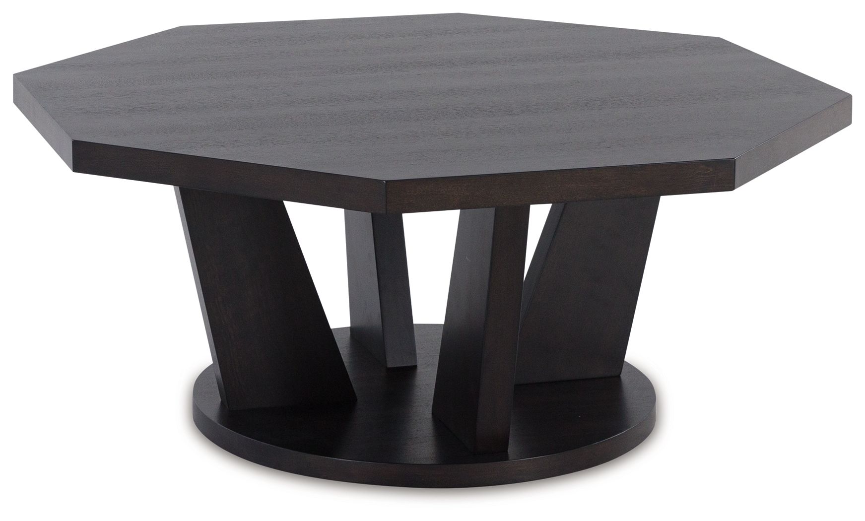 Chasinfield - Dark Brown - Octagon Coffee Table - Urban Living Furniture (Los Angeles, CA)