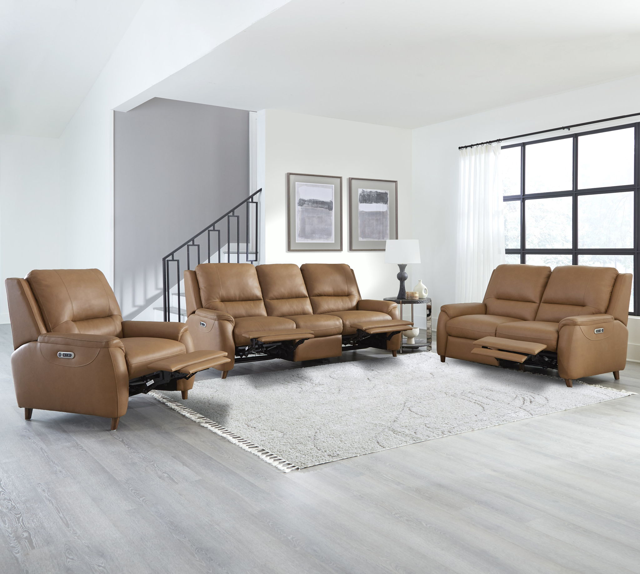 Austin - Power Reclining Loveseat P2 - Caramel Cream - Urban Living Furniture (Los Angeles, CA)