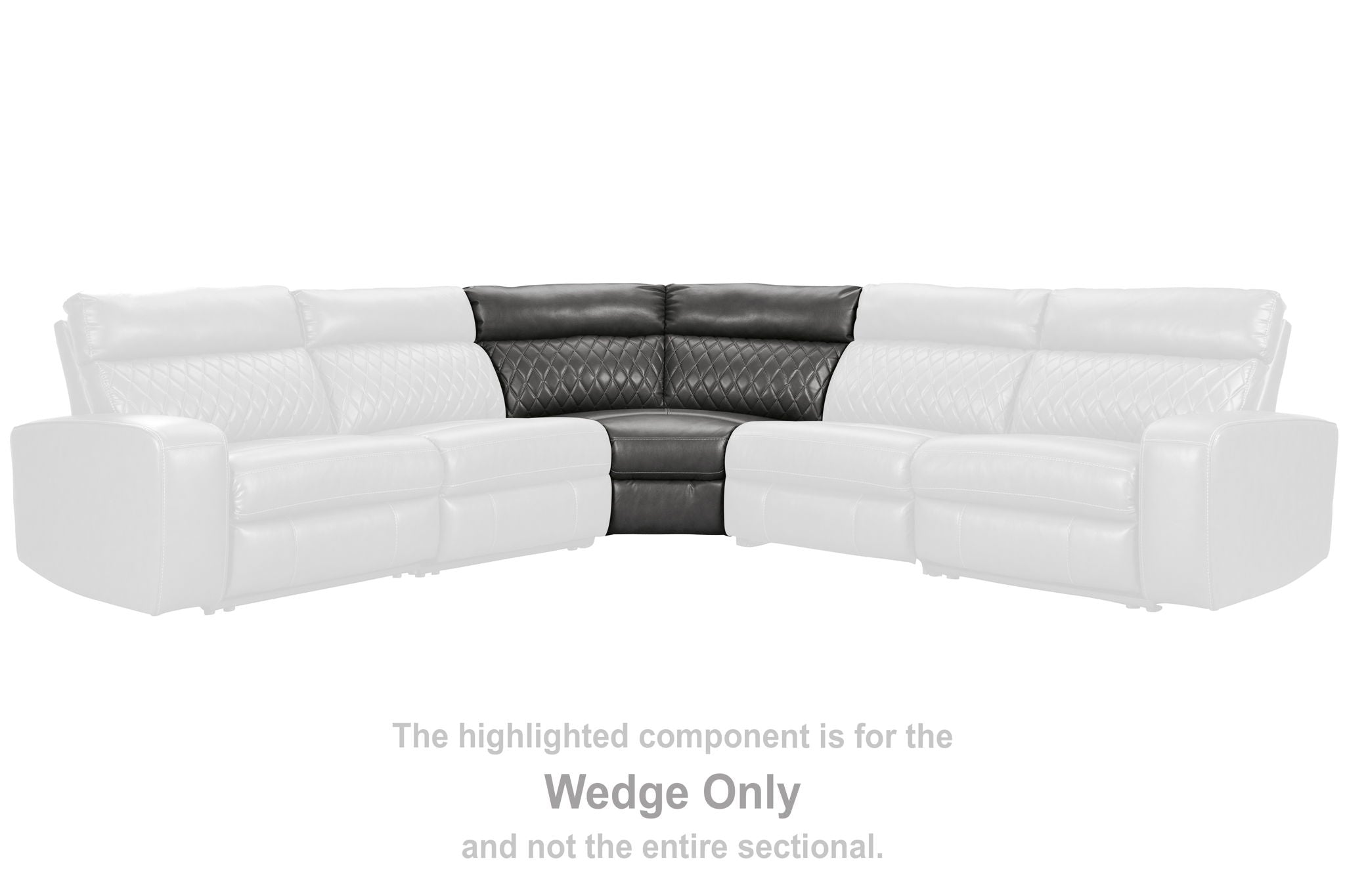 Samperstone - Gray - Wedge - Urban Living Furniture (Los Angeles, CA)