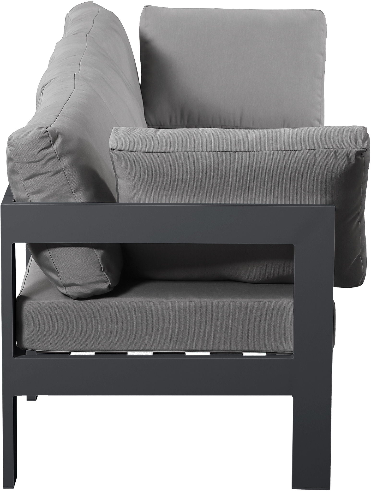 Nizuc - Outdoor Patio 3 Seat Modular Sofa With Gray Frame - Urban Living Furniture (Los Angeles, CA)