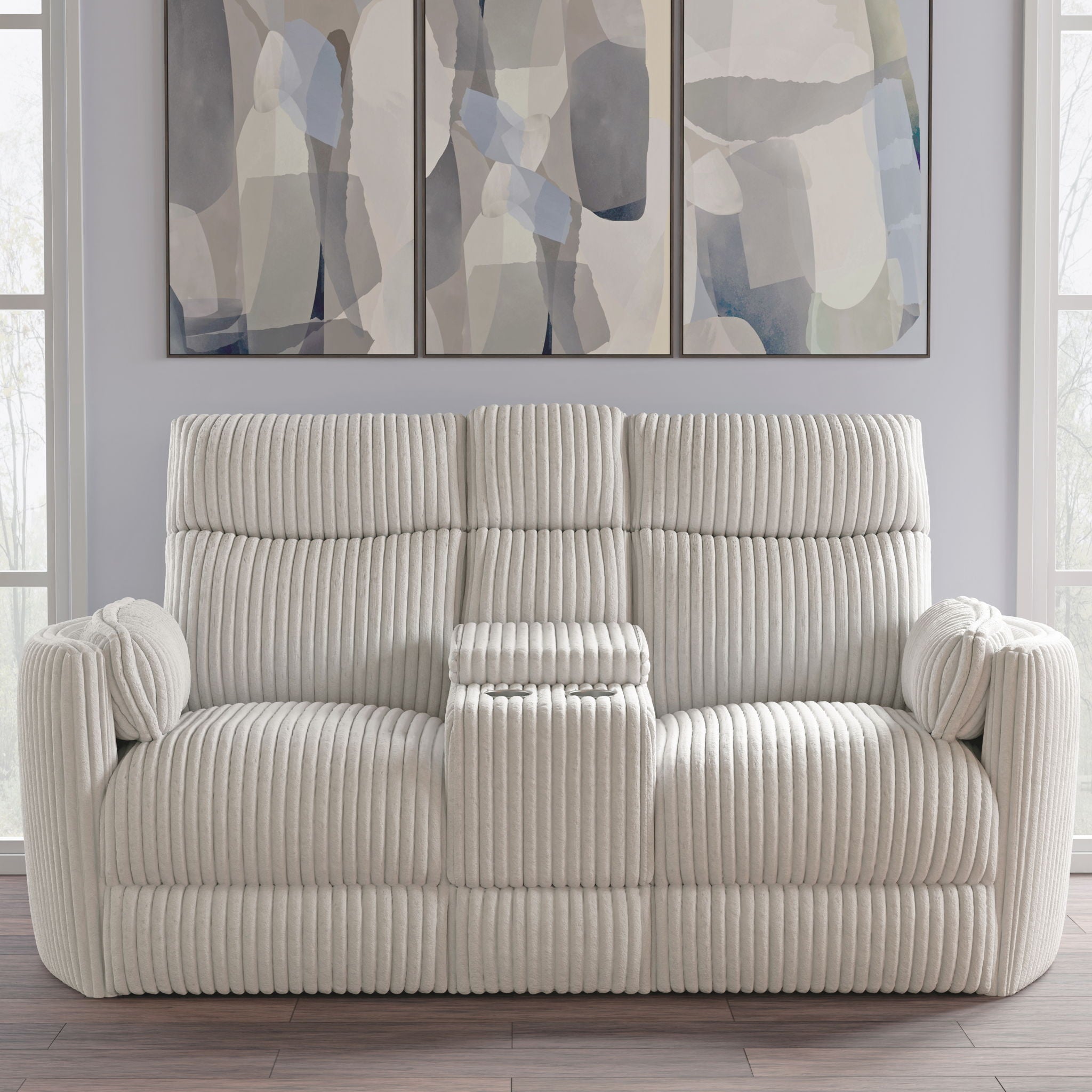 Radius - Power Glider Reclining Console Loveseat - Urban Living Furniture (Los Angeles, CA)