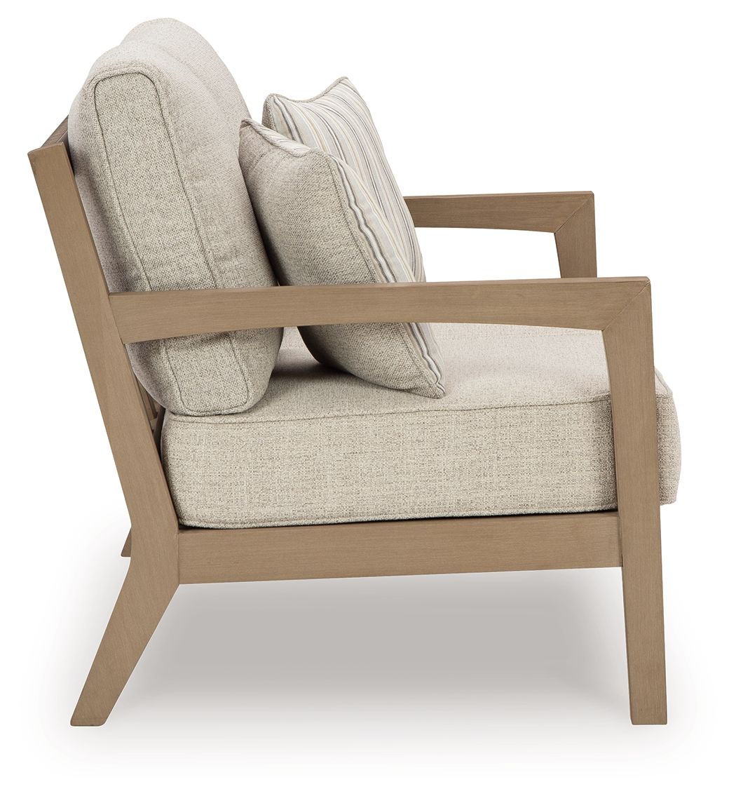 Hallow Creek - Driftwood - Loveseat With Cushion - Urban Living Furniture (Los Angeles, CA)