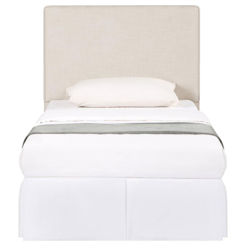Kosmo - Upholstered Twin Panel Headboard - Sand