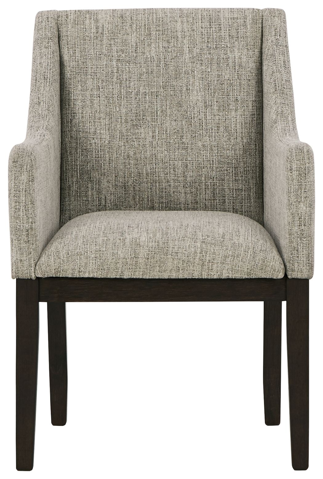 Burkhaus - Beige / Dark Brown - Dining UPH Arm Chair (Set of 2) - Urban Living Furniture (Los Angeles, CA)