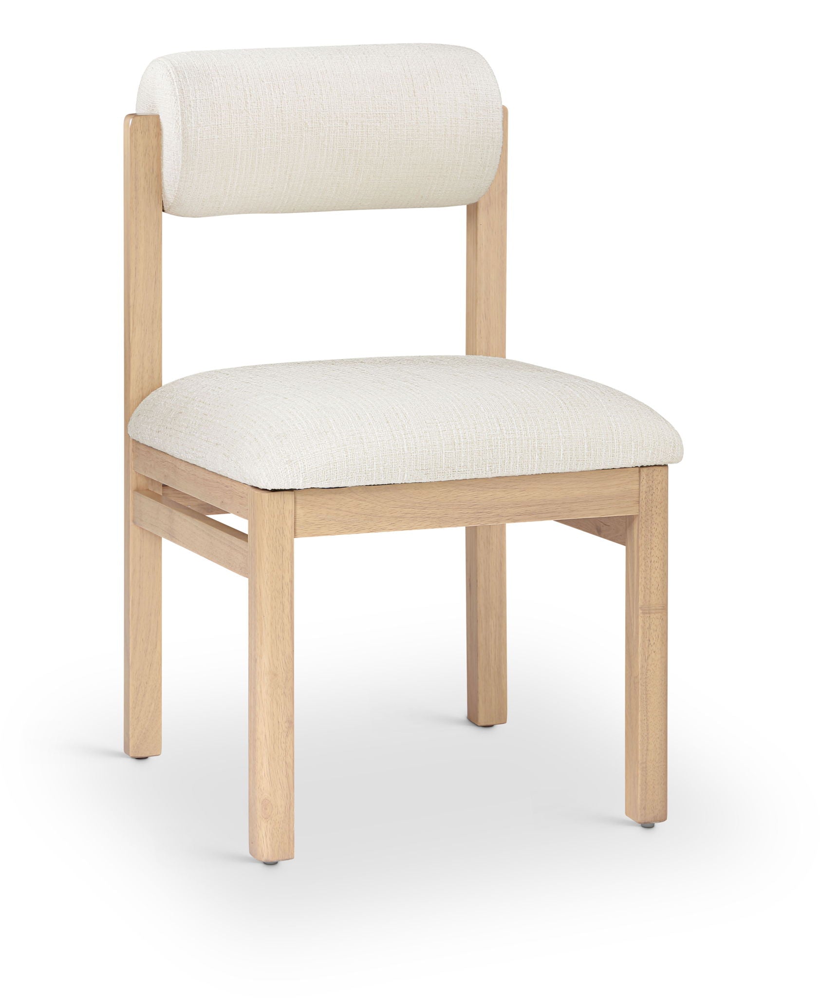 Roundhill - Fabric Dining Chair (Set of 2) - Natural Frame - Urban Living Furniture (Los Angeles, CA)