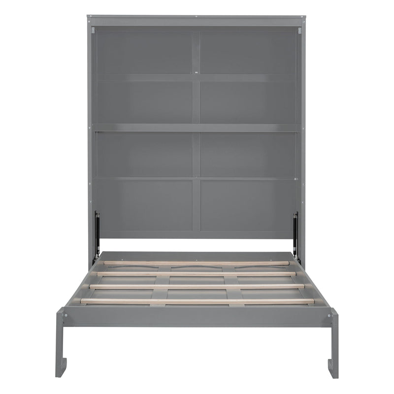 Murphy Wall Bed With Shelves, Space Saving