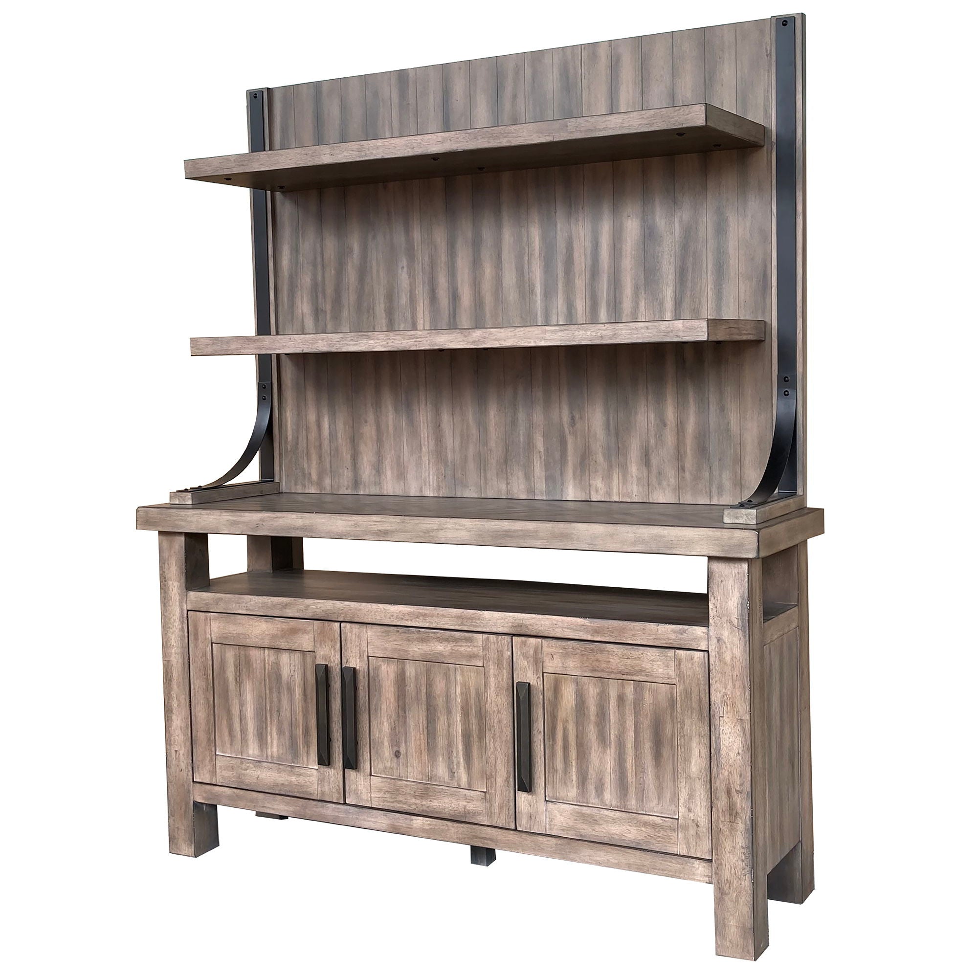 Lodge Dining - Buffet and Bar Display Hutch - Siltstone - Urban Living Furniture (Los Angeles, CA)