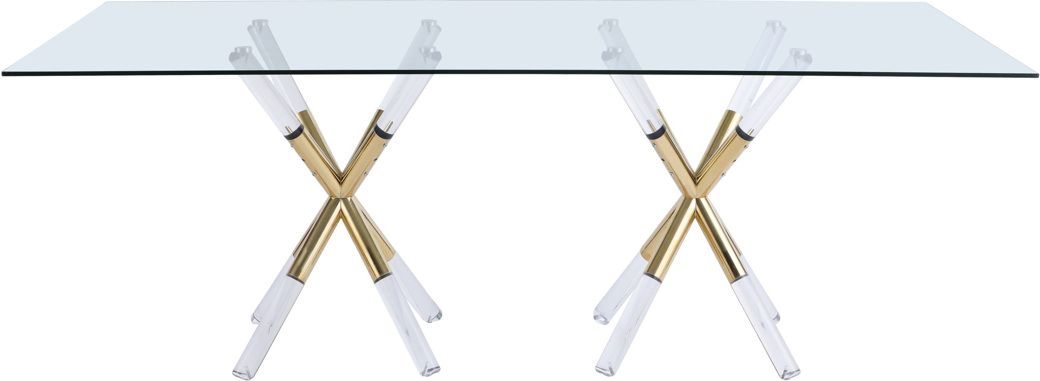 Mercury - Dining Table - Pearl Silver - Urban Living Furniture (Los Angeles, CA)