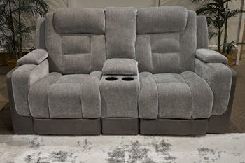 Mixed Motion - Power Reclining Loveseat With Console / Adjustable Headrest - Urban Living Furniture (Los Angeles, CA)