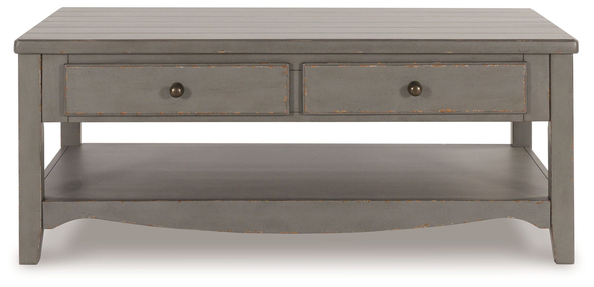 Charina - Antique Gray - Rectangular Cocktail Table - Urban Living Furniture (Los Angeles, CA)