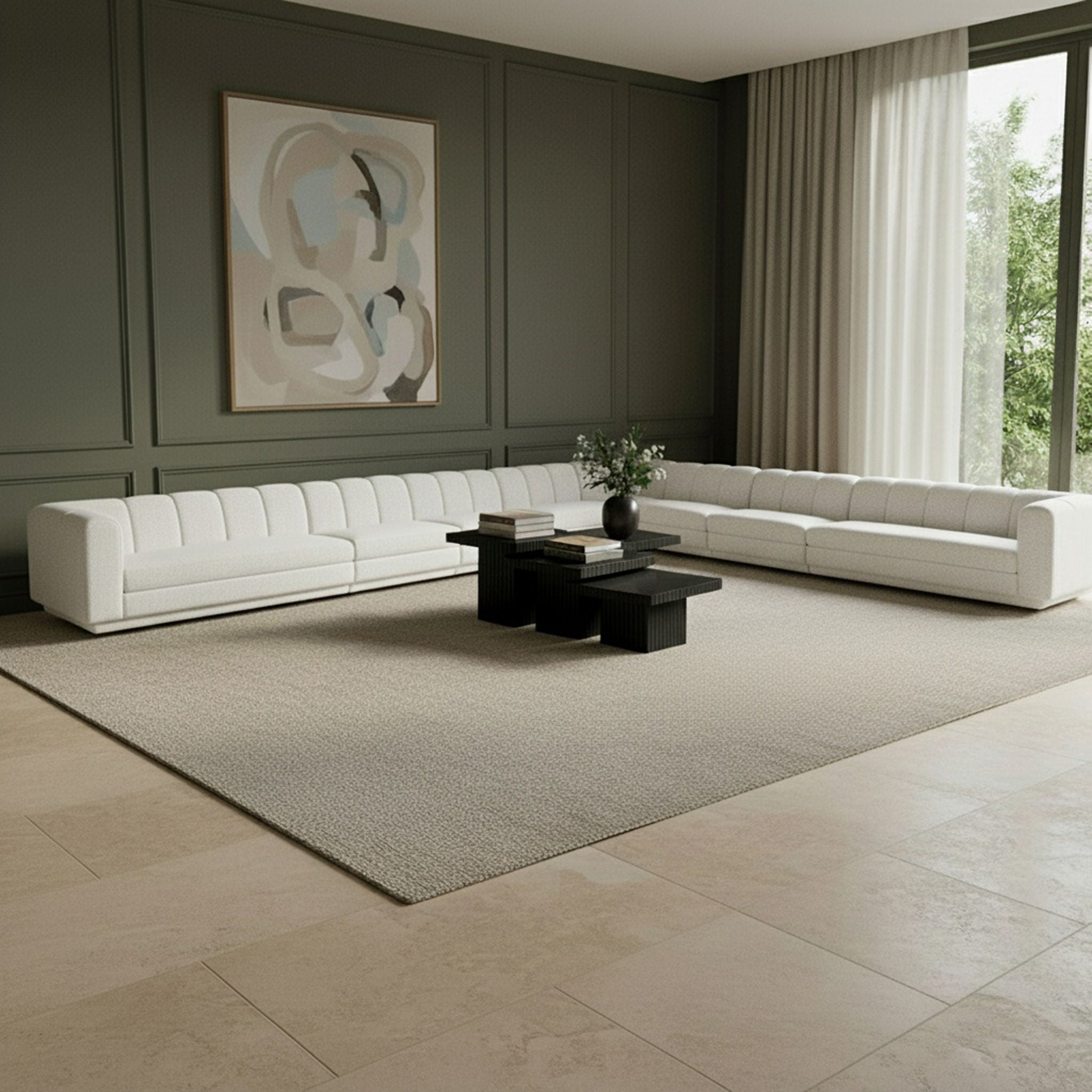 Modari - Sectional - Cream - Urban Living Furniture (Los Angeles, CA)